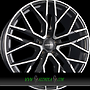 CARMANI CA 20 LUDWIG 8x18 5x100 ET40.00 black polish (bp)