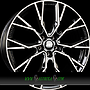 AEZ TORONTO 8x18 5x108 ET42.50 dark - schwarz glänzend frontpoliert