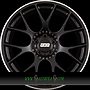 BBS CH-R  8,5x19 5x112 ET48.00 schwarz matt mit edelstahl anfahrschutz