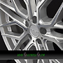  VALENCIA 8x18 5x108 ET45.00 silver diamond