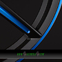 BORBET LX 8x19 5x108 ET45.00 black matt spoke rim blue polished