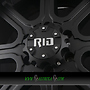 R13 9,5x22  ET15.00 matte black