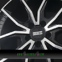 FONDMETAL ELATHA 8,5x21 5x112 ET19.00 glossy black machined