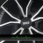 FONDMETAL ELATHA 9,5x21 5x112 ET52.00 glossy black machined