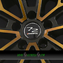 FONDMETAL 1972 10,5x20 5x110 ET29.00 glossy black bronze machined