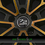FONDMETAL 1972 10,5x20 5x130 ET47.00 glossy black bronze machined