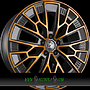 FONDMETAL 1972 10,5x20 5x130 ET47.00 glossy black bronze machined