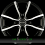 MAK MILANO 4 6x16 4x100 ET49.00 black mirror face