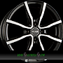 MAK MILANO 4 6x16 4x100 ET49.00 black mirror face