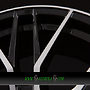  GLADIO 8x18 5x110 ET33.00 black glossy polished