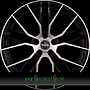  GLADIO 8x18 5x112 ET35.00 black glossy polished
