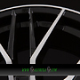  GLADIO 8x18 5x112 ET35.00 black glossy polished