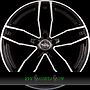  CANOVA 9x20 5x130 ET45.00 black glossy polished