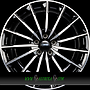 CMS C38 8x19 5x112 ET34.00 db diamant schwarz glanz