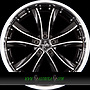 KESKIN KT13 FRIDAY 8x18 5x114,3 ET42.00 black front polish  (bfp)