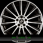 KESKIN KT18 TURBO 8,5x19 5x120 ET35.00 black front polish (bfp)