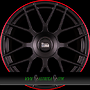 MAM MAM GT1 8,5x19 5x100 ET45.00 matt black lip red (mblr)
