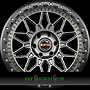 FONDMETAL BLUSTER 8x18 5x120 ET50.00 matt titanium black lip