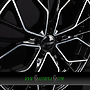  TIARA 8x19 5x108 ET45.00 glanzschwarz poliert