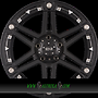  R01 9x20 5x139,7 ET-13.00 matte black + chrome inserts