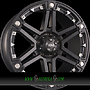  R01 9x20 5x139,7 ET-13.00 matte black + chrome inserts