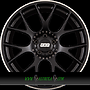 BBS CH-R  9x18 5x120 ET39.00 schwarz matt mit edelstahl anfahrschutz