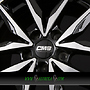 CMS C28 7x17 5x112 ET46.00 db diamant schwarz