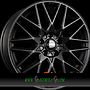 CMS C25 8x18 5x100 ET40.00 mb schwarz matt