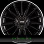 CMS C23 8x19 5x112 ET45.00 drb diamant horn schwarz