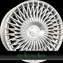 KESKIN KT X1 8,5x19 5x114,3 ET35.00 silver front polish (sfp)