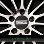 FONDMETAL AIDON 8x18 5x112 ET48.00 glossy black machined