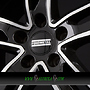 FONDMETAL HEXIS 8x18 5x112 ET29.00 glossy black machined