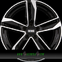 FONDMETAL HEXIS 8x18 5x112 ET48.00 glossy black machined