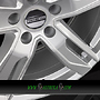 FONDMETAL HEXIS 8x19 5x112 ET49.00 glossy silver