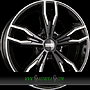 FONDMETAL ALKE 8,5x20  ET35.00 glossy black machined