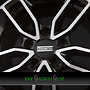FONDMETAL KOROS 9x19 5x112 ET20.00 glossy black machined - diamond black