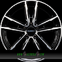 DBV FLORIDA KF 6,5x17 5x112 ET44.00 dark - schwarz glänzend frontpoliert