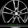 DBV FLORIDA KF 8x19 5x112 ET40.00 dark - schwarz glänzend frontpoliert