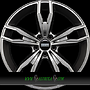 FONDMETAL ALKE 8x19 5x120 ET45.00 glossy titanium