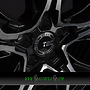  GT9 FLOWFORGED 8x19 5x112 ET35.00 schwarz glanz frontpoliert