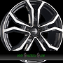DEZENT TV 8,5x20 5x108 ET47.50 dark - schwarz frontpoliert