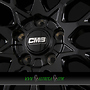 CMS C25 7x17 5x108 ET48.00 drb diamant horn schwarz