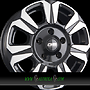 CMS C31 HEAVY DUTY 7,5x18 5x160 ET55.00 db diamant schwarz glanz