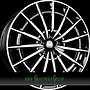 CMS C38 8x19 5x112 ET45.00 db diamant schwarz glanz