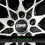 CMS C25 8,5x19 5x112 ET45.00 db diamant schwarz