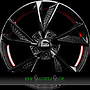 MAM MAM RS6 8,5x19 5x112 ET45.00 black painted red inside (bpri)