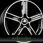 DEZENT KG 8,5x19 5x130 ET55.00 dark - schwarz frontpoliert
