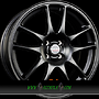 BORBET RS 7x17 4x100 ET35.00 black matt