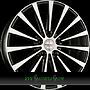 BORBET BLX 8,5x19 5x108 ET45.00 black polished matt
