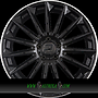  WH39 9,5x22 5x112 ET20.00 schwarz glänzend lackiert hornpoliert (sw+ / ml+)